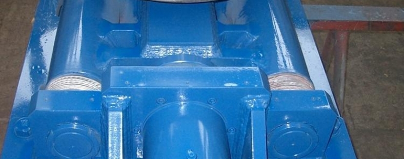 Konstrukce a výroba hydraulické axiální kladky pro rotační pec (Moldávie)