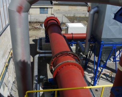 Technologie s rotační pecí a bubnovým chladičem_KVS EKODIVIZE